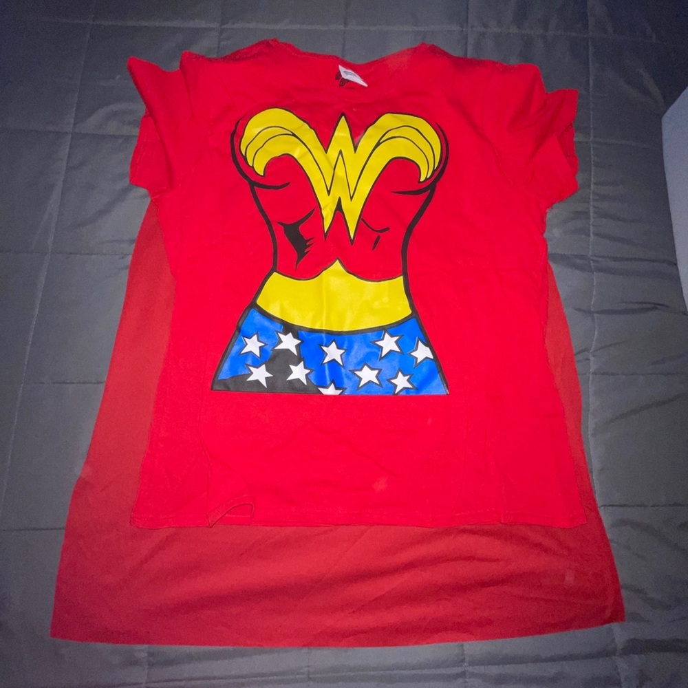 Red Wonder Woman Graphic T-Shirt